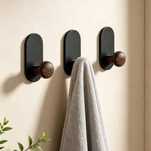 No-Drill Adhesive Hooks - Adhesive Installation, Suitable For Walls And Doors, Used For Hanging Coats, Hats, Keys And Kitchen Tools, Perfect For Entryway, Bedroom, Kitchen And Bathroom - Multicolor - View 1