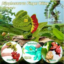 1/3/6/12 buah Mainan Jari Dinosaurus dengan Sendi yang Dapat Bergerak, Pola Dinosaurus Acak, Pajangan Dekoratif, Hadiah Penghilang Stres untuk Liburan dan Pesta, Suvenir Pesta - MultiWarna - View 6