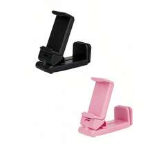 Adjustable Foldable Airplane Phone Holder, 360° Rotating Hands-Free Phone Stand, Compatible With Tray Table, Portable Travel Accessory, Suitable For Airplane, Car, Office And Home - Multicolor - View 11