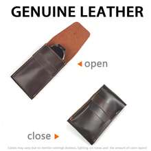 1pc Watch Storage Bag, Travel Single Watch Box, Christmas Anniversary Birthday Gift Box, Genuine Leather Portable Watch Storage Pouch, Single Watch Anti-Drop Protective Leather Case, Home And Business Trip Watch Storage Organizer - Multicolor - View 7
