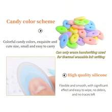 5/10pcs Random Color Erasable Pen Erasers, Suitable For Thermal Neutral Pens And Fountain Pens, Student Homework Practice Calligraphy Correction Erasers, Back To School Essential - A - View 6