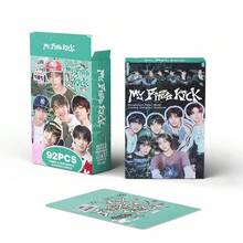 92pcs JYP Cards Kick Flip Album Cards MY FIRSTKICK Celebrity Merchandise LOMO Photocards 60 Cards + 32 Stickers - Multicolor - View 6