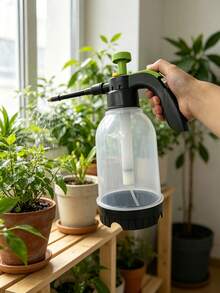 1pc 0.5 Gallon Handheld Pressure Sprayer, 2L Garden Pressure Spray Bottle, 68oz Water Spray Bottle With Safety Valve, Adjustable Nozzle, Suitable For Watering, Plant Spraying, Home Cleaning, Fertilizing - Watering Can - View 8