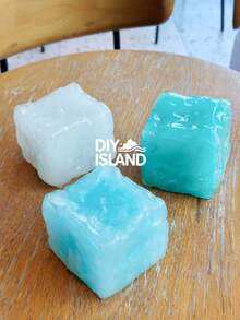 [Squishy] Giant Transparent Cheese Ruirui Squeeze Toy, Malt Ice Cream Multi-Sensory Soft Mochi Texture Stress Relief Toy, Slow Rebound Adult Office Desk Decor, Anxiety Relief Hand Sensory Toy - Multicolor - View 5