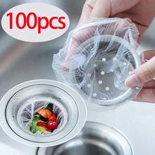 500/300/100/30pcs Sink Kitchen Garbage Filter Net, Kitchen Cleaning Tool, Anti-Clogging Drain Strainer, Vegetable Washing Basin, Dishwashing Sink, Disposable Drain Rack, Drain Net, Disposable Sink Filter Net, Pool Cleaning, Anti-Leak Net, Pocket Style, Household Kitchen Supplies, Kitchen Utensils And Supplies - Multicolor - View 14