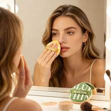 BLUETHIN 2pcs Large Dry & Wet Dual-Use Makeup Powder Puff, Soft & Skin-Friendly, Even Powder Application, Portable Travel-Friendly, Suitable For Various Makeup Looks, Super Adherent, Foundation Powder Puff Dry Makeup Tool - Multicolor - View 3
