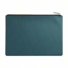 PU Leather Water-Resistant Multi-Function Zipper Pouch Document Bag Stationery Storage Bag For Study And Office - Multicolor - View 16