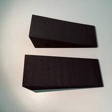 2pcs Squat Wedge Blocks, Heel Elevation Squat Ramp, Enhances Ankle Flexibility And Calf Stretching, Non-Slip Slope, Suitable For Weightlifting, Strength Training, Yoga, Home Gym And Fitness - Black - View 5