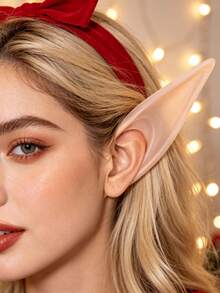 2pcs/Set Fairy Ear Accessories, Stage Performance Outfit Decor, Cosplay, Halloween, Anime Party Costume Masquerade Accessories, Christmas Cosplay Vampire Elf Ears Costume Props, Suitable For Holiday Dress-Up, Party, Halloween, Christmas - Elf Ears - View 7