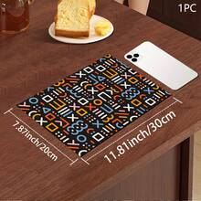 Printed Pattern Drainage Mat/Absorbent Mat/Drying Mat Coffee Machine Tableware Drying Mat - Absorbent Polyester Tabletop Protector Mat With Rubber Non-Slip Backing, For Kitchen Countertop Decor - Home Bar And Dining Table Placemat - Multicolor - View 11