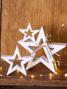 Advent Calendar Star Silicone Mold,Advent Storage Tray For Home Decor,Room Decor,Wedding Decor,DIY Hollow Five-Pointed Star Epoxy Resin Gypsum Mould,Gift For Woman,Winter Gift,Christmas Gift - Mold - View 5