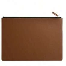 PU Leather Water-Resistant Multi-Function Zipper Pouch Document Bag Stationery Storage Bag For Study And Office - Multicolor - View 4