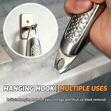 Stainless Steel Scraper, Ice And Kitchen Grease Scraper, Suitable For Removing Various High-Hardness Kitchen Grease And Burnt Stains - Scraper - View 7