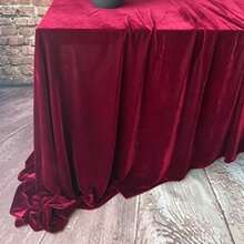 Rectangular 200g Velvet Tablecloth, Suitable For Wedding And Party Decoration - A - View 3