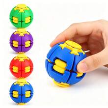 Infinite Rotating Gyro Ball Toy, Finger Press Spin, Cool Appearance, Boredom Relief Toy, Perfect As Classmate Gift, Classroom Prize, Party Favor, Multi-Item Fidget Toy Pack (Random Color And Style) - Multicolor - View 5