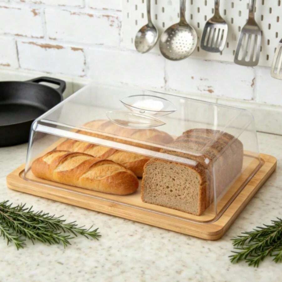 طبق تذوق الكيك مع غطاء، حلويات مخبوزة، خبز، فاكهة، طبق سوشي، غطاء عرض مقاوم للغبار، شاي بعد الظهر، استراحة الشاي، إعداد الطاولة - مشاهدة 1