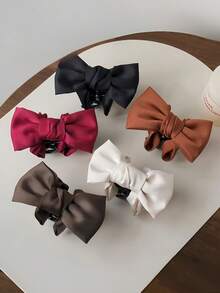 1pc/3pcs Women's Korean Large Flower Niche Design Hair Claw Clip, Summer Large Size Hair Claw For Thick Hair, Back Of Head Hair Accessory - Multicolor - View 6