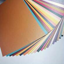 20 Colors 20/40 Sheets Exquisite Double-Sided Pearlescent Paper, Handmade Paper, Decorative Paper, A5/A4 Size, For Making Greeting Cards, Invitations, Handmade Gift Materials, Holiday Party Decoration Paper Cutting, High-Quality Cardstock For DIY Craft Enthusiasts - 20 Sheets Of Mixed Color Pearlescent Paper, 20 Colors - View 5