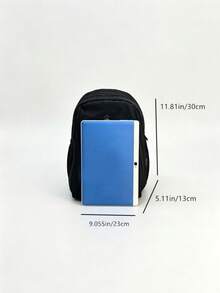 Real Shot Solid Color Unisex Outdoor Backpack, Compact Design, Multi-Pocket Multi-Zipper, Random Zipper Pull - Multicolor - View 10