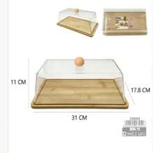 2026 New Model Covered Tray Commercial Bakery Cake Dessert Plating Rectangular Home Use Cup Fruit Tray - View 12