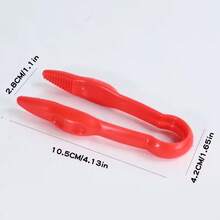 10pcs-Colorful Fine Motor Training Tool Clips: Pressure Head Tweezers, Colorful Clips, Plastic Tweezers, Used For Fine Motor Training Prop Clips (Random Color) - 10pcs-random Color - View 5