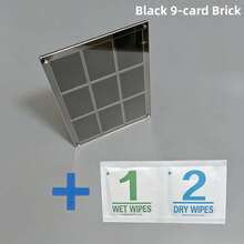 Black Acrylic Card Display Stand, Anime Collection Cards, Celebrity Photos, Personal Portrait Photo Frame, Desktop Display Frame, Card Area Size 6.4*8.9cm - Black - View 17