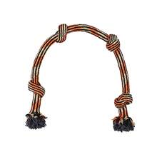 1pc/4pcs 60cm Multicolor Knotted Dog Toy Set, Multi-Color Braided Knot Pull & Chew Toy With Tassel Ends, Suitable For Small, Medium And Large Dogs, Tug Of War Rope, Puppy Daily Interactive Play Accessories, Dog Toys/Puppy Toys/Tug Of War Rope/Dog Stuff - Multicolor - View 9