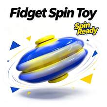 Colorful Transformable Spherical Rotating Gyro Toy Set; Features 