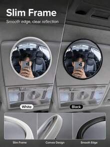 1pc/2pcs Car Sun Visor Rearview Mirror, Car Interior Accessories, Personalized Car Decoration, Wide Angle Mirror, Car Interior Mirror, Can Be Installed Anywhere You Want, Can Be Used As A Mirror, Essential For Girls In Car - Car Sun Visor Mirror - View 11