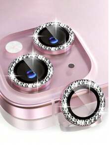 DUTRIEUX 1 Set Camera Lens Protector Film, Compatible With IPhone 18/17/16/15/14/13/12/11 Pro Max, [Anti-Drop] [Compatible With Phone Case] [Easy Installation] Camera Screen Protector Accessory - Pink - View 5