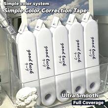 5pcs Transparent Design Modern Tone White Pull-Out Correction Tape, Quick Dry Instant Correction, School Office Supplies Easy To Use, Ins Style Popular Gradient Silent Smooth - A27 Correction Tapes - View 13