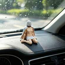 14+ Halloween Decor Masked Muscular Man Car Dashboard Ornament Funny Halloween Car Console Desktop Personalized Decoration - Halloween Muscle - View 9