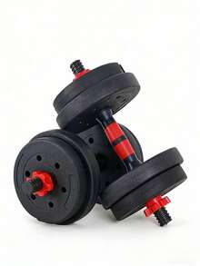 2‑Piece Dumbbells With Secure Anti‑Fall Locking Collars. Multiple Weight Options Available, Suitable For Various Workouts Including Strength Building And Squats. Great For Home Fitness. - Multiple Specifications - View 7