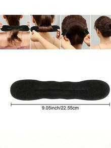 Efficient Bun Hair Tie Black - Multicolor - View 2