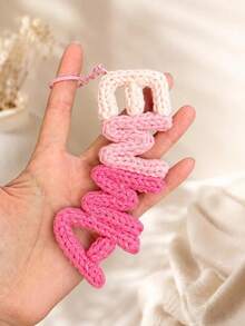 Customized Keychains, Name Tags, Crocheted Letters And Car Keychains - Personalized Gifts, Suitable For Bag Charms, Birthday Or Halloween - Multicolor - View 5