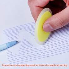 5/10pcs Random Color Erasable Pen Erasers, Suitable For Thermal Neutral Pens And Fountain Pens, Student Homework Practice Calligraphy Correction Erasers, Back To School Essential - A - View 9