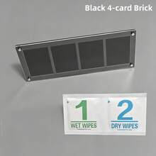Black Acrylic Card Display Stand, Anime Collection Cards, Celebrity Photos, Personal Portrait Photo Frame, Desktop Display Frame, Card Area Size 6.4*8.9cm - Black - View 14