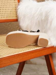 Sandal Platform Wedges Wanita, Sandal Sol Tebal, Tali Jerami, Cocok Untuk Semua Musim, Liburan, Pesta, Santai, Pantai - Hitam - View 9