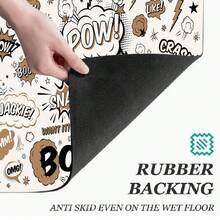 Printed Pattern Drainage Mat/Absorbent Mat/Drying Mat For Coffee Machine And Tableware - Absorbent Polyester Desktop Protector With Rubber Non-Slip Backing, For Kitchen Countertop Decoration - Home Bar And Dining Table Placemat - Multicolor - View 7