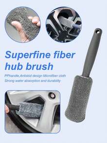 11-Piece Ultra-Fine Microfiber Car Wash & Detailing Set, Includes Tire Brush, Scratch Repair Pad, Detailing Sponge, Cleaning Gloves, Applicator, Premium Car Interior & Exterior Care Tools, Non-Scratch, Durable & Reusable, Interior Essential - A - View 8