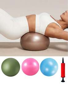 2pcs/1set Pelvic Muscle Training Yoga Ball + Pump, 1pc Pilates Ball, Octopus Ball, Adult Abdominal Decompression Ball, Postpartum Fitness Thickened Ball - Multicolor - View 8