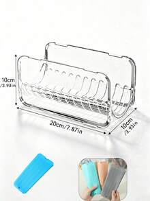 Curling Iron Storage Rack, Transparent Stackable Hair Tool Organizer, Suitable For Curling Irons, Flat Irons And Hair Dryers, Multi-Layer Countertop Storage Rack With Cable Management, Space-Saving Styling Station For Bathroom, Bedroom And Dorm - Multicolor - View 11