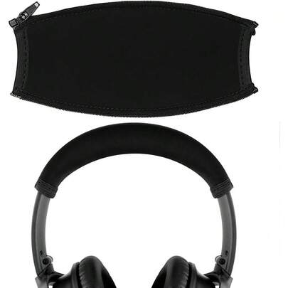 QC15 QC35 QC2 Headband Cover Replacement For QuietComfort QC 35 QC 15 QC 2 Headphones Headband Protector With Zippe Replacement Headband Cushion Pad Repair Parts/Easy DIY