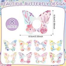 32/8/3PCS Geisailie 32 Enchanting Butterfly Tape Stickers, Waterproof And Sweat Proof, Flexible And Breathable, Pre Cut, Durable And Long-Lasting, Easy To Carry, Are Essential For Families And Outdoor Travel - View 1