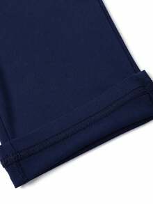 Leopard Print Skinny Shorts, Comfortable & Stylish For Summer - Navy Blue - View 6