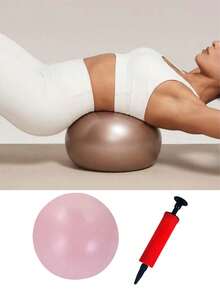 2pcs/1set Pelvic Muscle Training Yoga Ball + Pump, 1pc Pilates Ball, Octopus Ball, Adult Abdominal Decompression Ball, Postpartum Fitness Thickened Ball - Multicolor - View 12