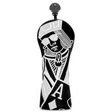 1pc Avant-Garde Golf Club Head Cover, Exquisite Poker Card Character Embroidery, PU Material, Suitable For Driver, Fairway Wood And Hybrid, Protects Club Head From Scratches And Dust - Multicolor - View 15