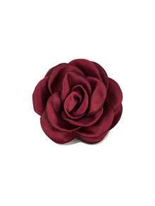 1pc Flower Brooch, Women's Rose Brooch, Suitable For Weddings, Parties, Balls And Banquets. Exquisite And Elegant Flower Brooch, Ideal Accessory For Wedding Guests' Formal Attire, Can Be Used As Headpiece Or Large Flower Hair Clip - Flower - View 10