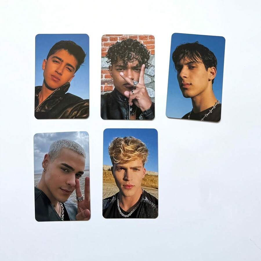 5pcs SANTOS BRAVOS Photo Album DUAL Glossy Photo Cards High Quality INS Style Double-Sided Printing LOMO Cards Drew Alejandro Kau Kenneth Gabi Gift - Multicolor - View 1