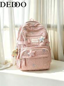 Dedoo Women's Large Capacity Backpack, Commuter/Student School Bag, Fashion Laptop Bag, Travel Backpack - Multicolor - View 1